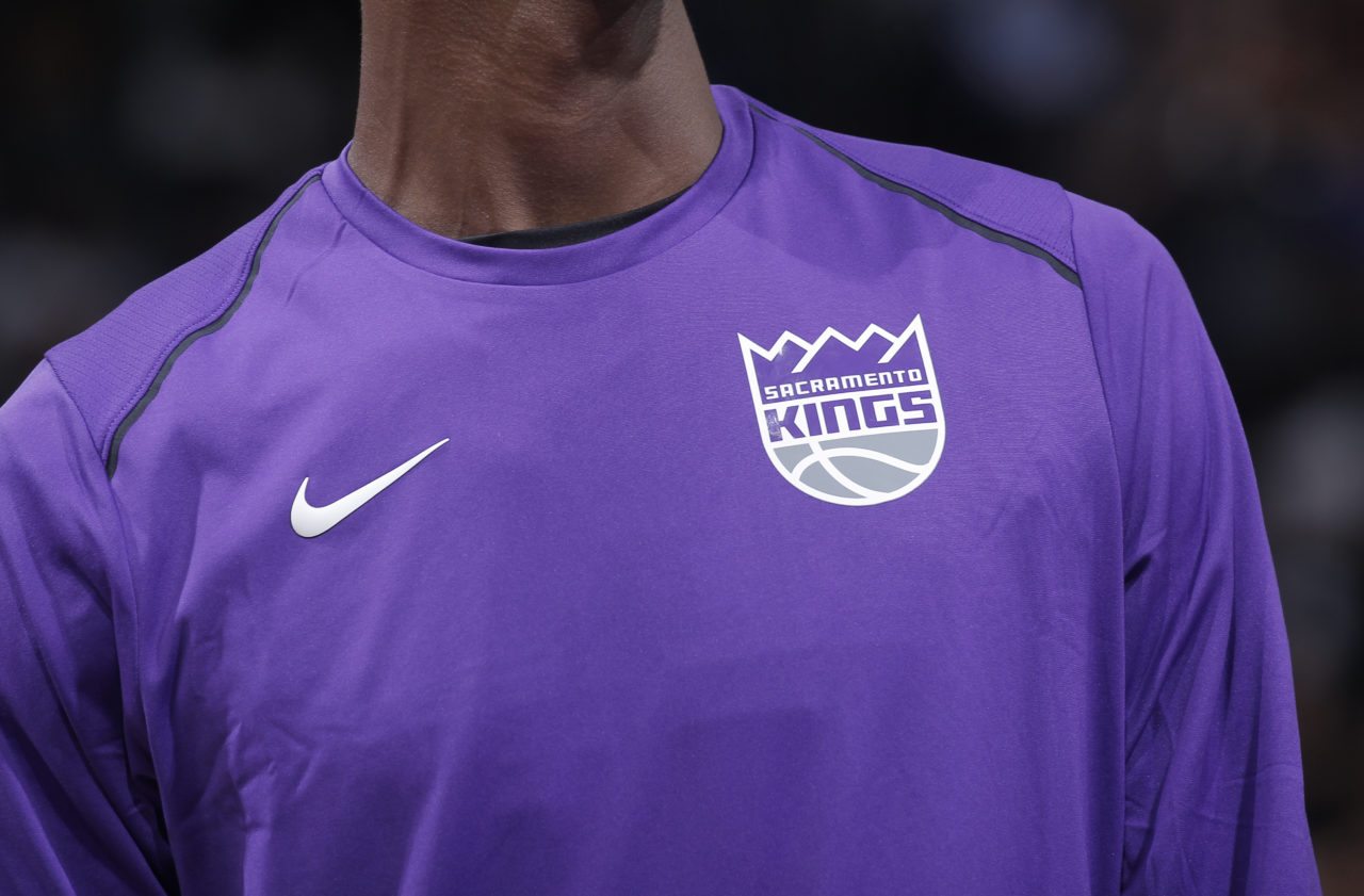 SACRAMENTO, CA - OCTOBER 9: Harry Giles #20 of the Sacramento Kings in a game against the Portland Trail Blazers on October 9, 2017 at Golden 1 Center in Sacramento, California. NOTE TO USER: User expressly acknowledges and agrees that, by downloading and or using this photograph, User is consenting to the terms and conditions of the Getty Images Agreement. Mandatory Copyright Notice: Copyright 2017 NBAE