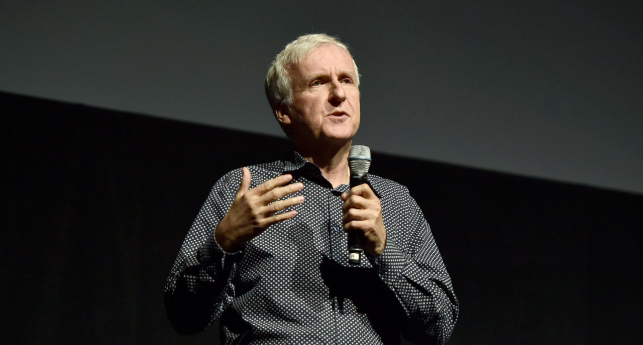 LAS VEGAS, NV - APRIL 14: Writer/director James Cameron of 'Avatar 2' speaks onstage during CinemaCon 2016 as 20th Century Fox Invites You to a Special Presentation Highlighting Its Future Release Schedule at The Colosseum at Caesars Palace during CinemaCon, the official convention of the National Association of Theatre Owners, on April 14, 2016 in Las Vegas, Nevada.