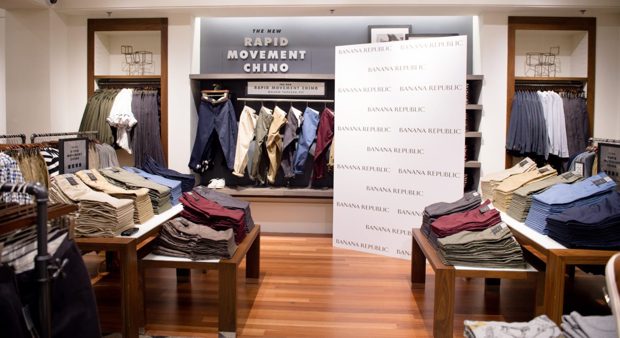 ATLANTA, GA - JULY 25: A general view of the atmosphere during the Men's Style Council and Rapid Movement Chinos event with Matt Ryan at Banana Republic Lenox Square on July 25, 2017 in Atlanta, Georgia.