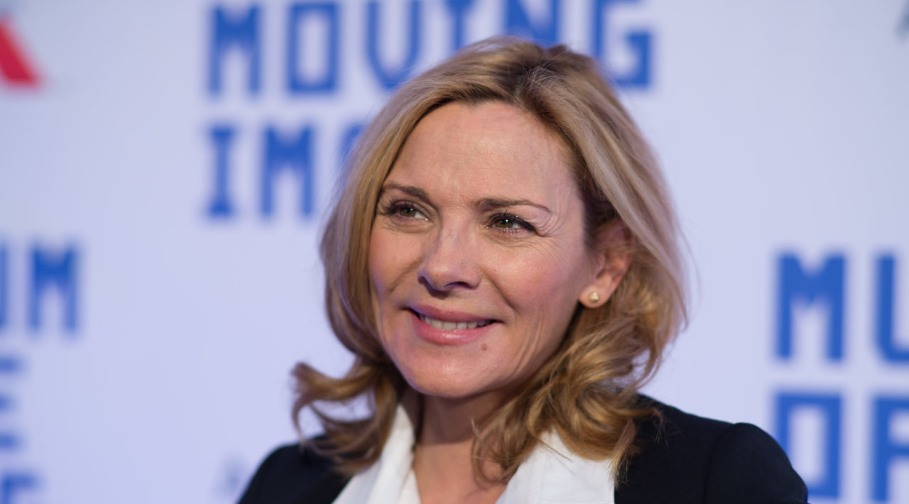 NEW YORK, NY - APRIL 09: Kim Cattrall attends the Museum Of The Moving Image 28th Annual Salute Honoring Kevin Spacey on April 9, 2014 in New York City.