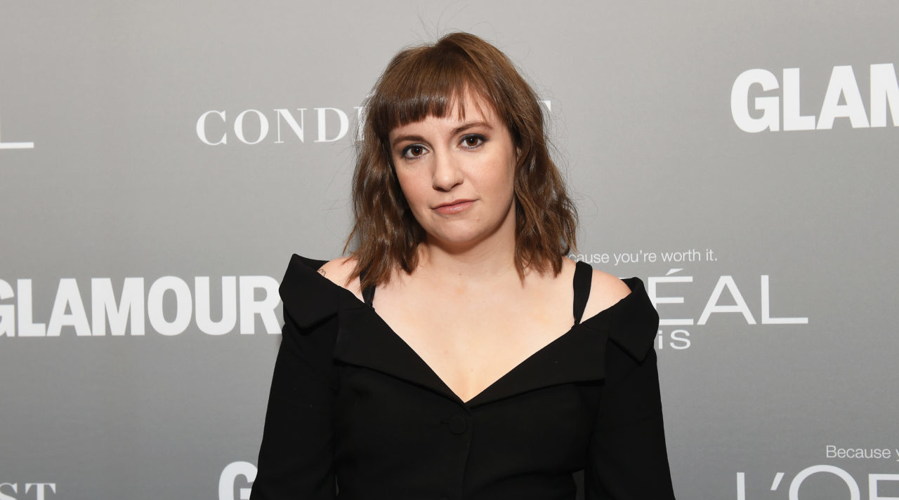 LOS ANGELES, CA - NOVEMBER 14: Actress Lena Dunham poses backstage during Glamour Women Of The Year 2016 LIVE Summit at NeueHouse Hollywood on November 14, 2016 in Los Angeles, California.