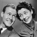 UNITED STATES - CIRCA 1950s: Portrait of couple.