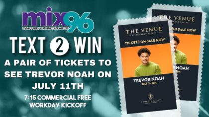 Win a pair of tickets to see Trevor Noah at The Venue at Thunder Valley Casino Resort on July 11th!...
