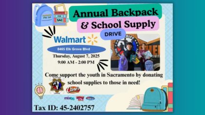 We’re teaming up with Sacramento County Sheriff's Activities League to collect back-to-school sup...