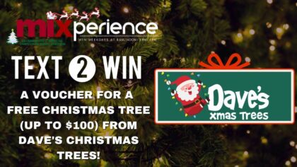 MIXperience voucher to Dave's Christmas Trees!...